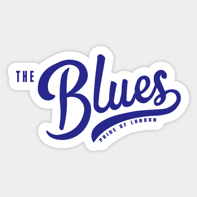 The Blues Chelsea Sticker by lounesartdessin